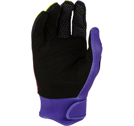Gants FLY RACING F-16 Raze - violet/rouge/jaune