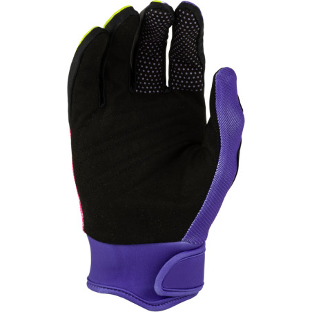 Gants FLY RACING F-16 Raze - violet/rouge/jaune