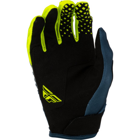 Gants FLY RACING Kinetic Fade - Navy/Hi-Vis/blanc