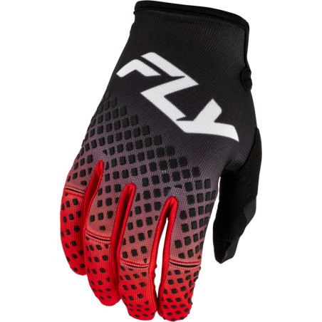 Gants FLY RACING Kinetic Fade - noir/rouge/blanc