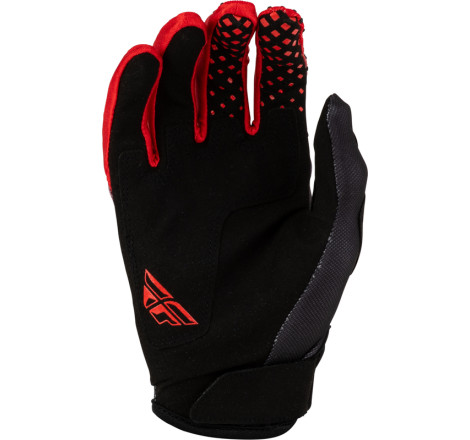 Gants FLY RACING Kinetic Fade - noir/rouge/blanc