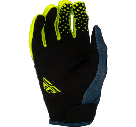 Gants FLY RACING Kinetic Fade - Navy/Hi-Vis/blanc