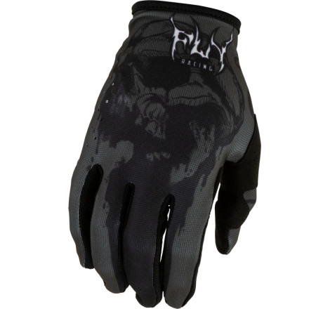 Gants FLY RACING Lite Dark Series - gris/noir