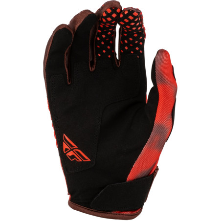 Gants FLY RACING Kinetic Blur - rouge/marron