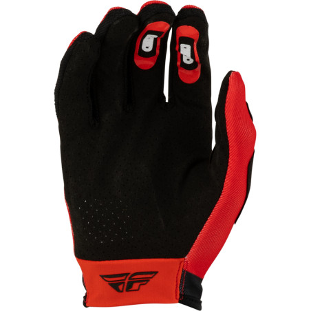 Gants FLY RACING Lite Flake - rouge/noir