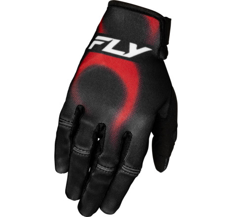 Gants FLY RACING Youth Kinetic Torch - noir/rouge/blanc