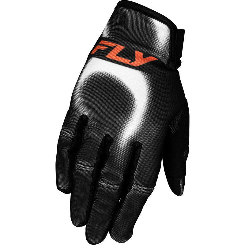 Gants FLY RACING Youth Kinetic Torch - noir/blanc/orange