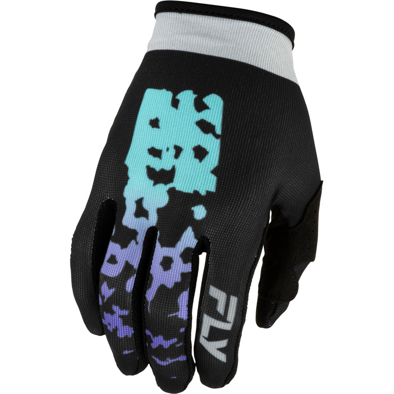 Gants FLY RACING Youth Lite Flake - noir/gris/multi