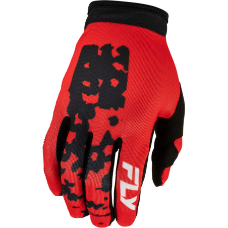 Gants FLY RACING Youth Lite Flake - rouge/noir