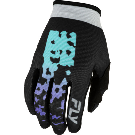 Gants FLY RACING Youth Lite Flake - noir/gris/multi