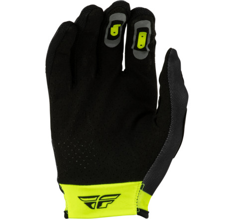 Gants FLY RACING Youth Lite Flake - gris/Hi-Vis/noir