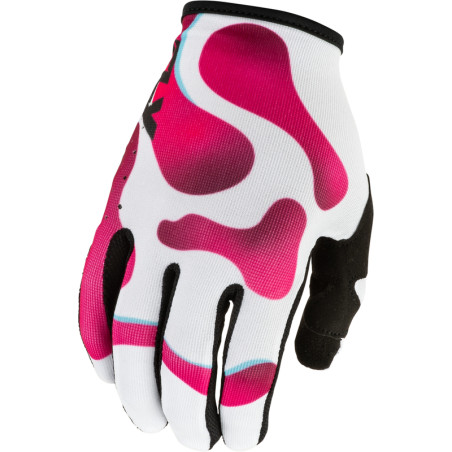 Gants FLY RACING Lite Vibe - blanc/rose/bleu