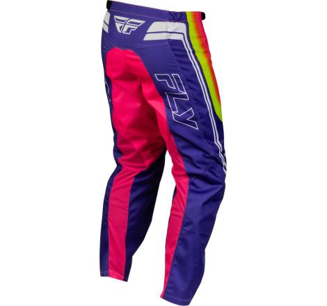 Pantalon FLY RACING F-16 Raze - violet/rouge/jaune