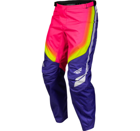 Pantalon FLY RACING F-16 Raze - violet/rouge/jaune