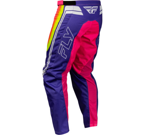 Pantalon FLY RACING F-16 Raze - violet/rouge/jaune