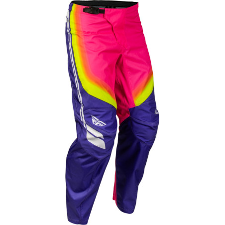 Pantalon FLY RACING F-16 Raze - violet/rouge/jaune
