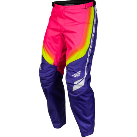 Pantalon FLY RACING F-16 Raze - violet/rouge/jaune
