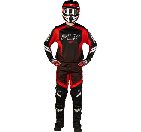 Pantalon FLY RACING F-16 Raze - noir/rouge/blanc