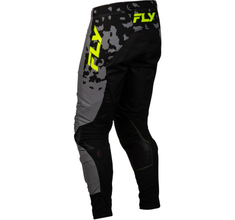 Pantalon FLY RACING Lite Flake - gris/Hi-Vis/noir