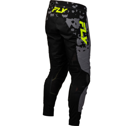 Pantalon FLY RACING Lite Flake - gris/Hi-Vis/noir