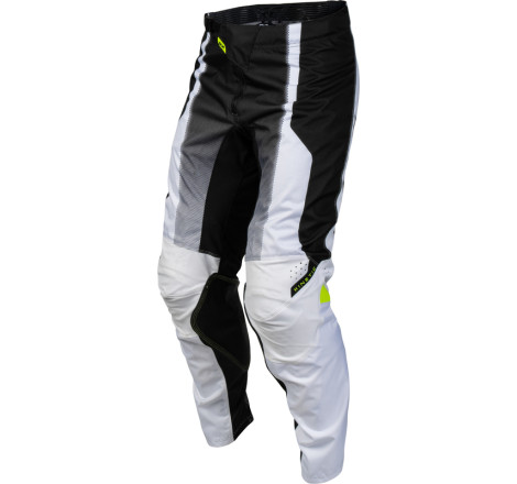 Pantalon FLY RACING Kinetic Fade - blanc/noir/Hi-Vis