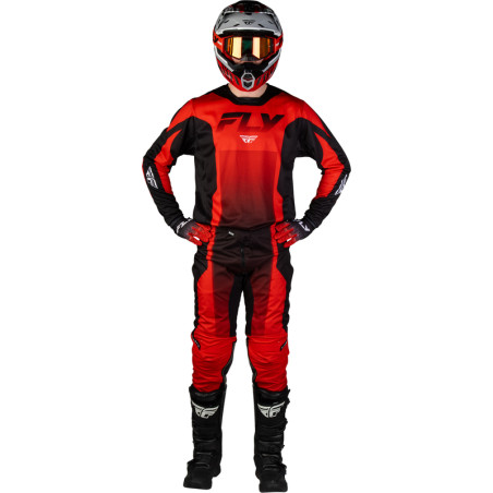 Pantalon FLY RACING Kinetic Fade - rouge/noir/blanc