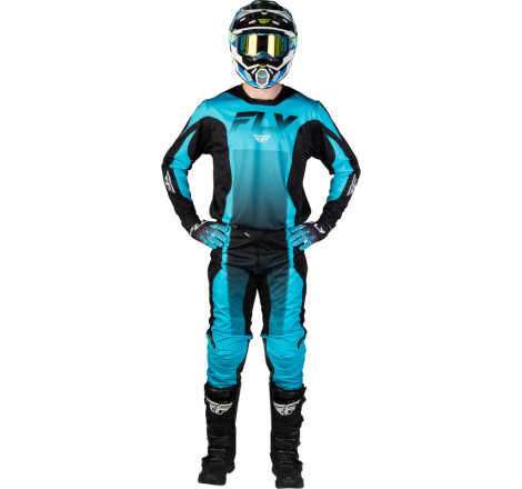 Pantalon FLY RACING Kinetic Fade - bleu/noir/blanc