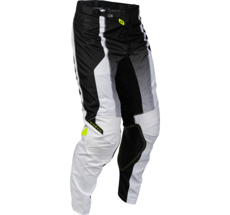 Pantalon FLY RACING Kinetic Fade - blanc/noir/Hi-Vis