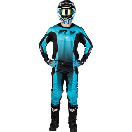 Pantalon FLY RACING Kinetic Fade - bleu/noir/blanc