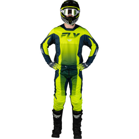 Pantalon FLY RACING Kinetic Fade - Hi-Vis/Navy/blanc