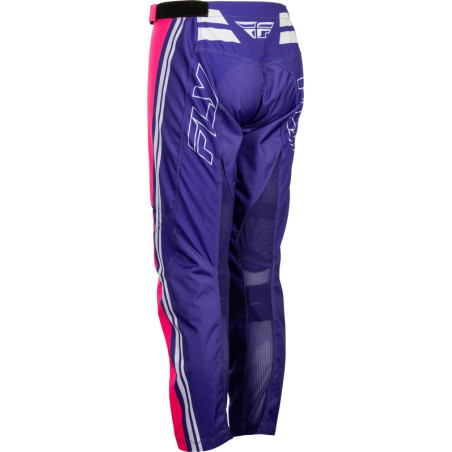 Pantalon enfant FLY RACING F-16 Raze - violet/rouge/jaune