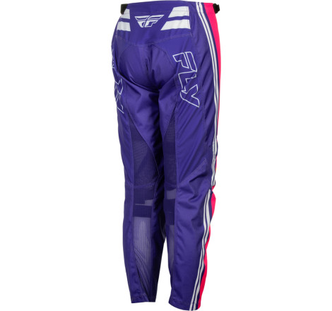 Pantalon enfant FLY RACING F-16 Raze - violet/rouge/jaune