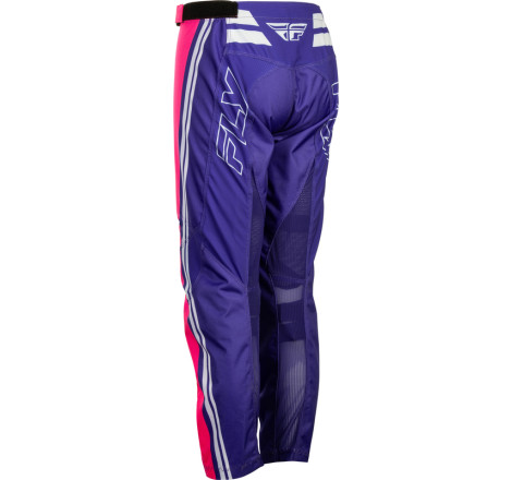 Pantalon enfant FLY RACING F-16 Raze - violet/rouge/jaune