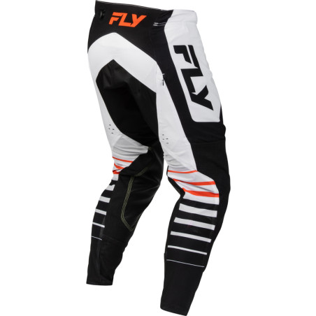 Pantalon FLY RACING Evolution DST Bolt - blanc/noir/orange