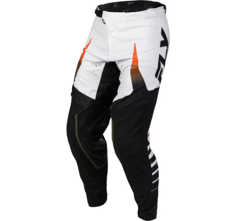 Pantalon FLY RACING Evolution DST Bolt - blanc/noir/orange