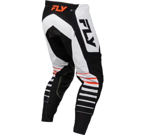 Pantalon FLY RACING Evolution DST Bolt - blanc/noir/orange