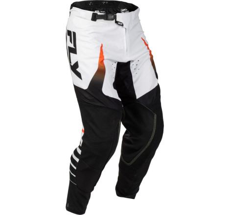 Pantalon FLY RACING Evolution DST Bolt - blanc/noir/orange