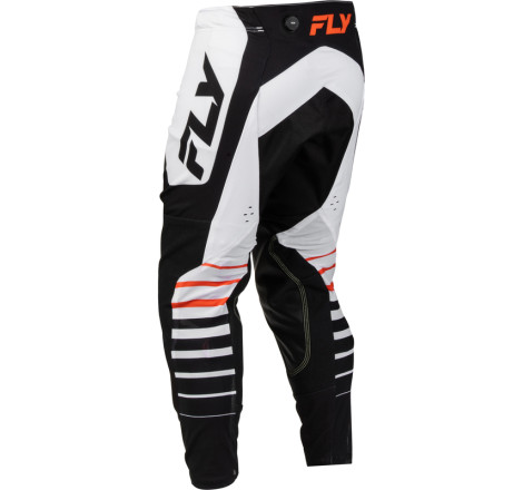 Pantalon FLY RACING Evolution DST Bolt - blanc/noir/orange