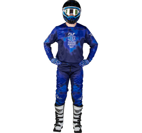 Pantalon FLY RACING Kinetic Blur - bleu/Navy