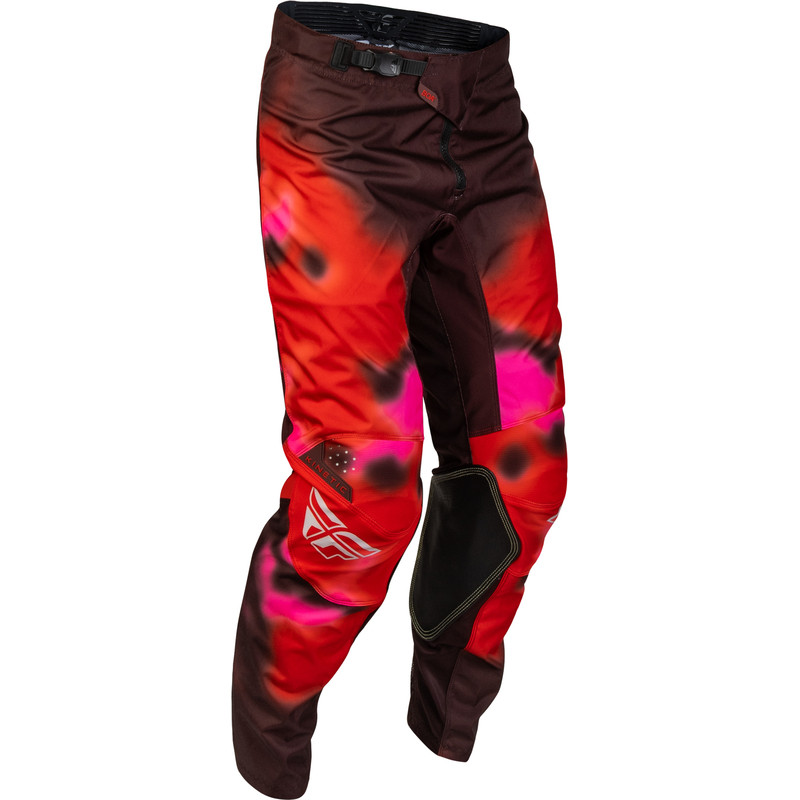 Pantalon FLY RACING Kinetic Blur - rouge/marron