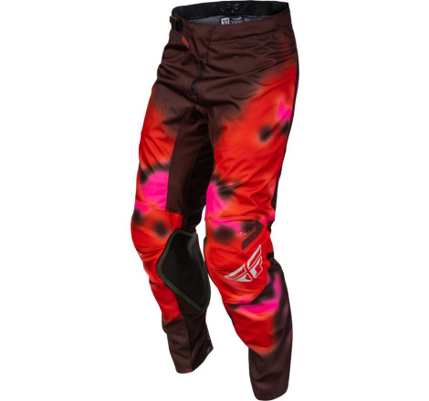 Pantalon FLY RACING Kinetic Blur - rouge/marron