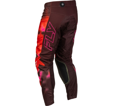 Pantalon FLY RACING Kinetic Blur - rouge/marron