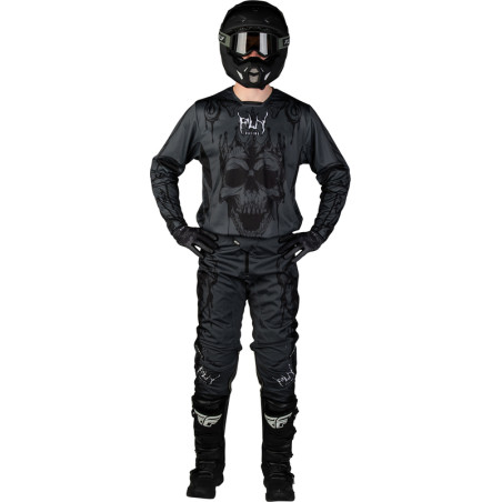 Pantalon FLY RACING Kinetic Dark Series - gris/noir