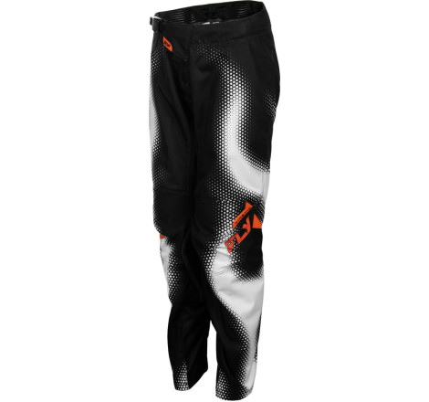 Pantalon enfant FLY RACING Kinetic Torch - noir/blanc/orange