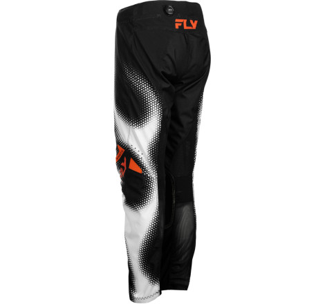 Pantalon enfant FLY RACING Kinetic Torch - noir/blanc/orange