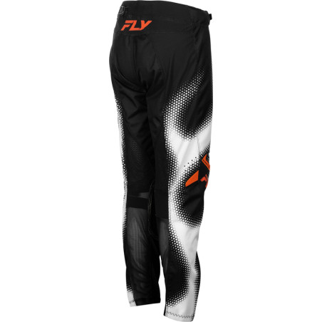 Pantalon enfant FLY RACING Kinetic Torch - noir/blanc/orange