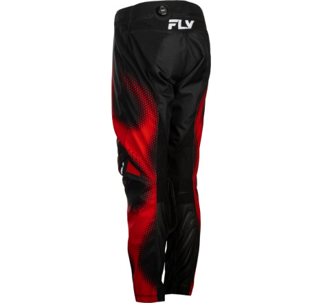 Pantalon enfant FLY RACING Kinetic Torch - noir/rouge/blanc