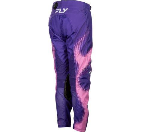 Pantalon enfant FLY RACING Kinetic Torch - violet/rose