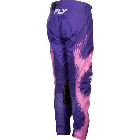 Pantalon enfant FLY RACING Kinetic Torch - violet/rose