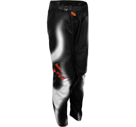 Pantalon enfant FLY RACING Kinetic Torch - noir/blanc/orange